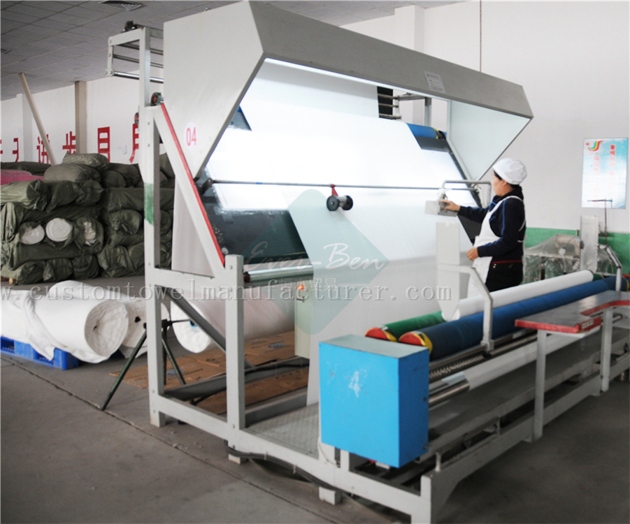 China Custom terry cloth hand towels QC machine Heat Transfer Printing Towels Factory